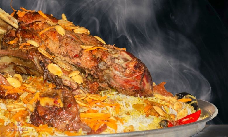 مندي اللحم بدون فرن